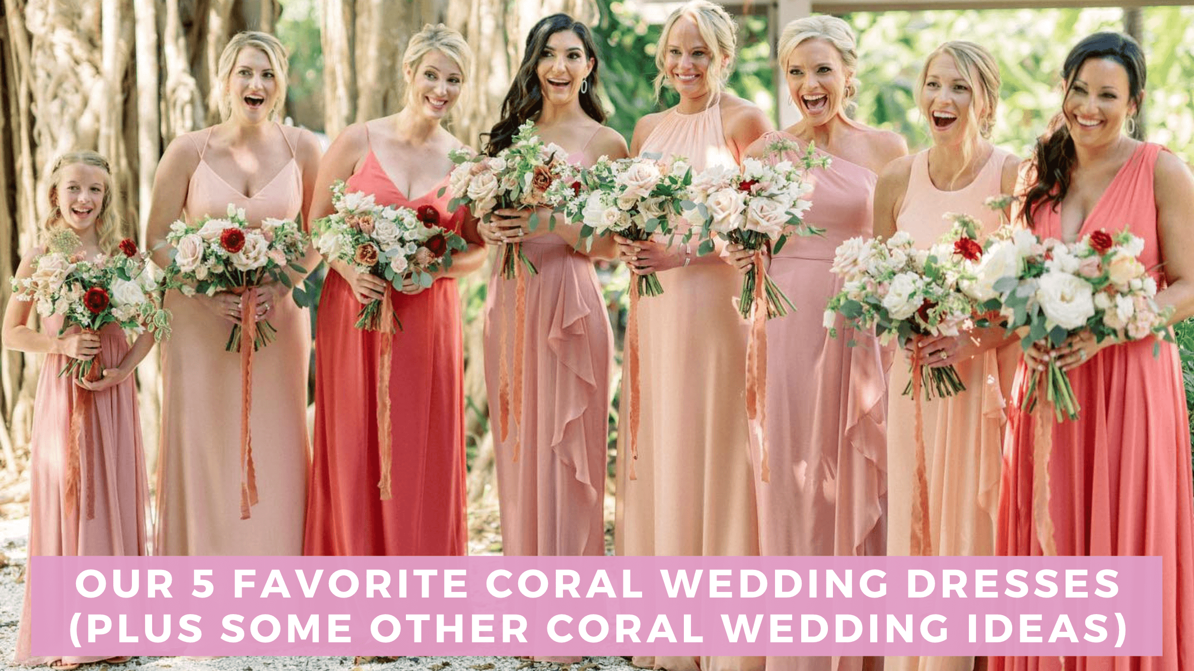 Our 5 Favorite Coral Bridesmaid Dresses ...